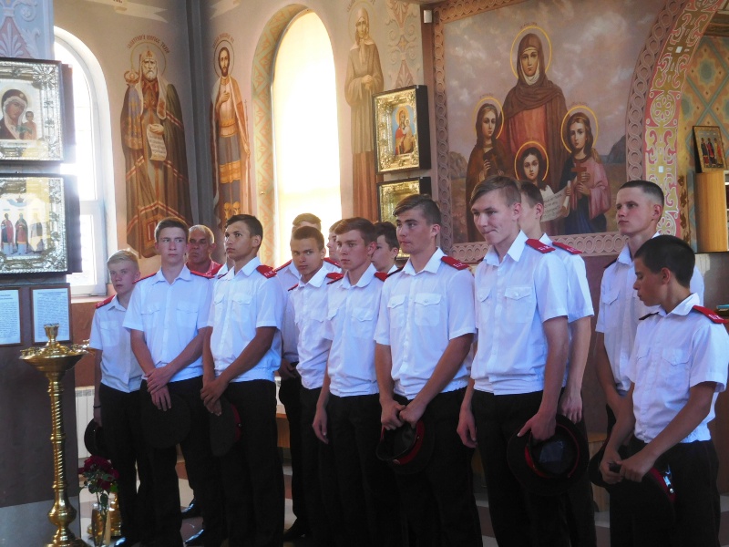 17 июня состоялась встреча с выпускниками 9-го класса казачьего корпуса
